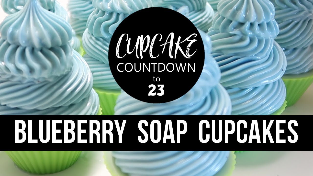 Blueberry Soap Cupcakes | #CUPCAKECOUNTDOWN | Royalty Soaps