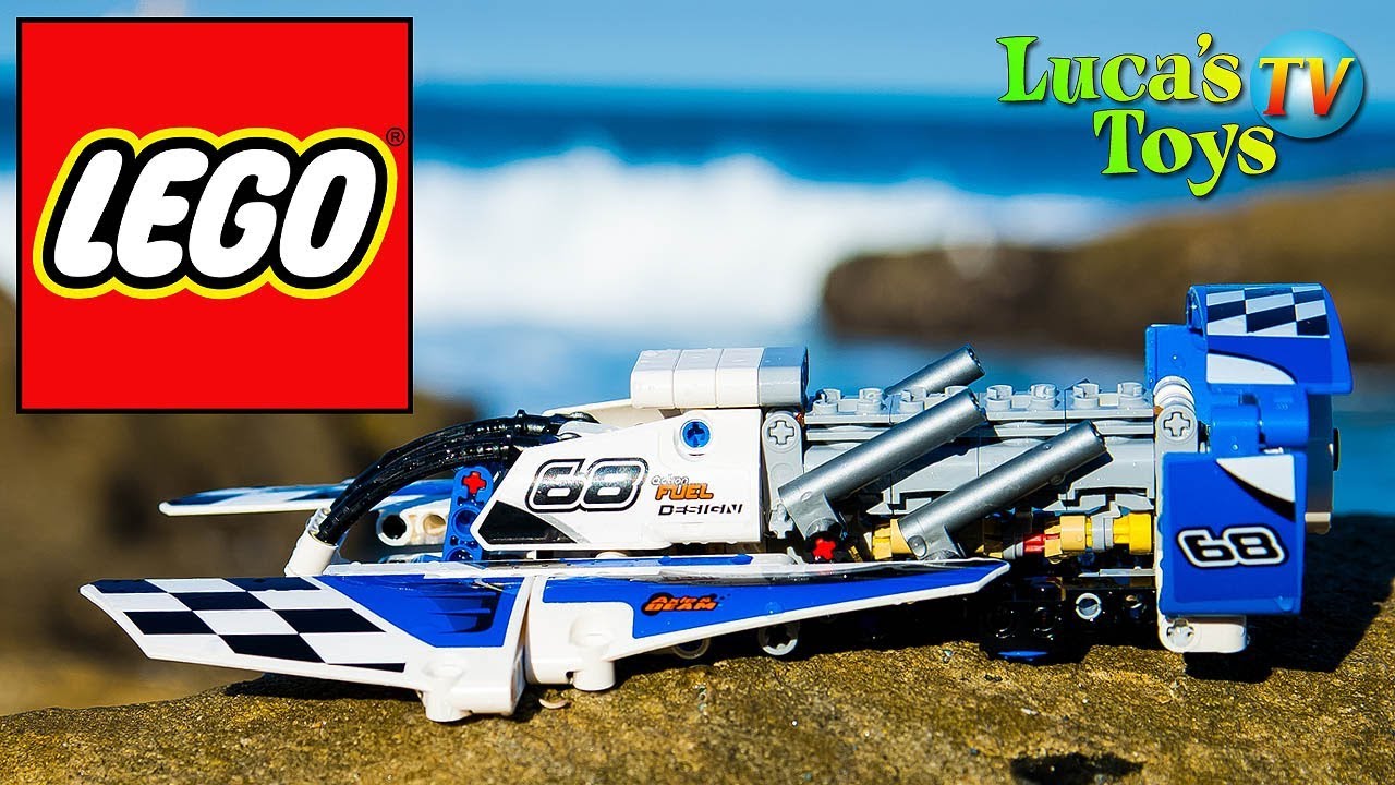 Building a lego boat / lego boat test in a water / lego technic ...