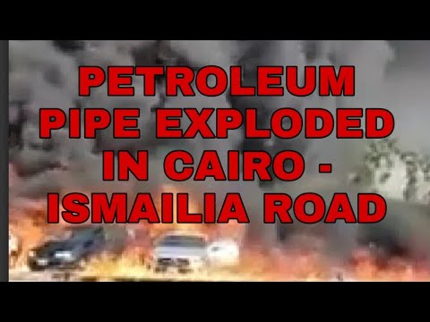 PIPE EXPLOSION IN ISMAILIA ROAD - CAIRO - JULY 14, 2020