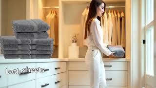 HouseGads Jumbo Bath Sheet | Extra Large 600 GSM Cotton Towel – Super Soft & Highly Absorbent screenshot 3