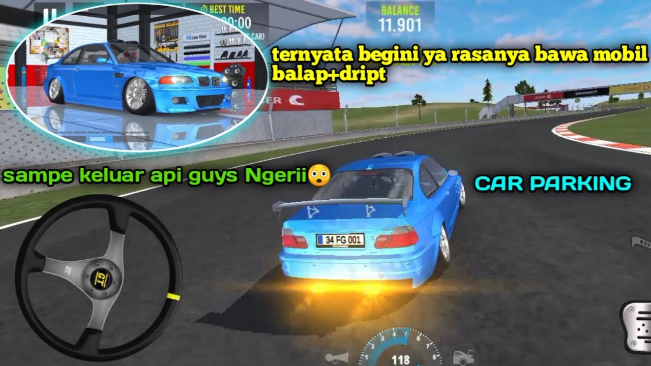 Car parking tesdrip mobil balap Yasa 104 YouTube