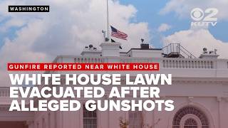 White House North Lawn evacuated after alleged gunshot sounds, Secret Service clears area