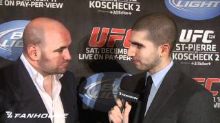 UFC 124: Dana White Discusses What's Next for GSP, Blasts Strikeforce
