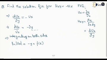 Essential Concepts Of Partial Differential Equations In GATE Engineering Mathematics | Question 1