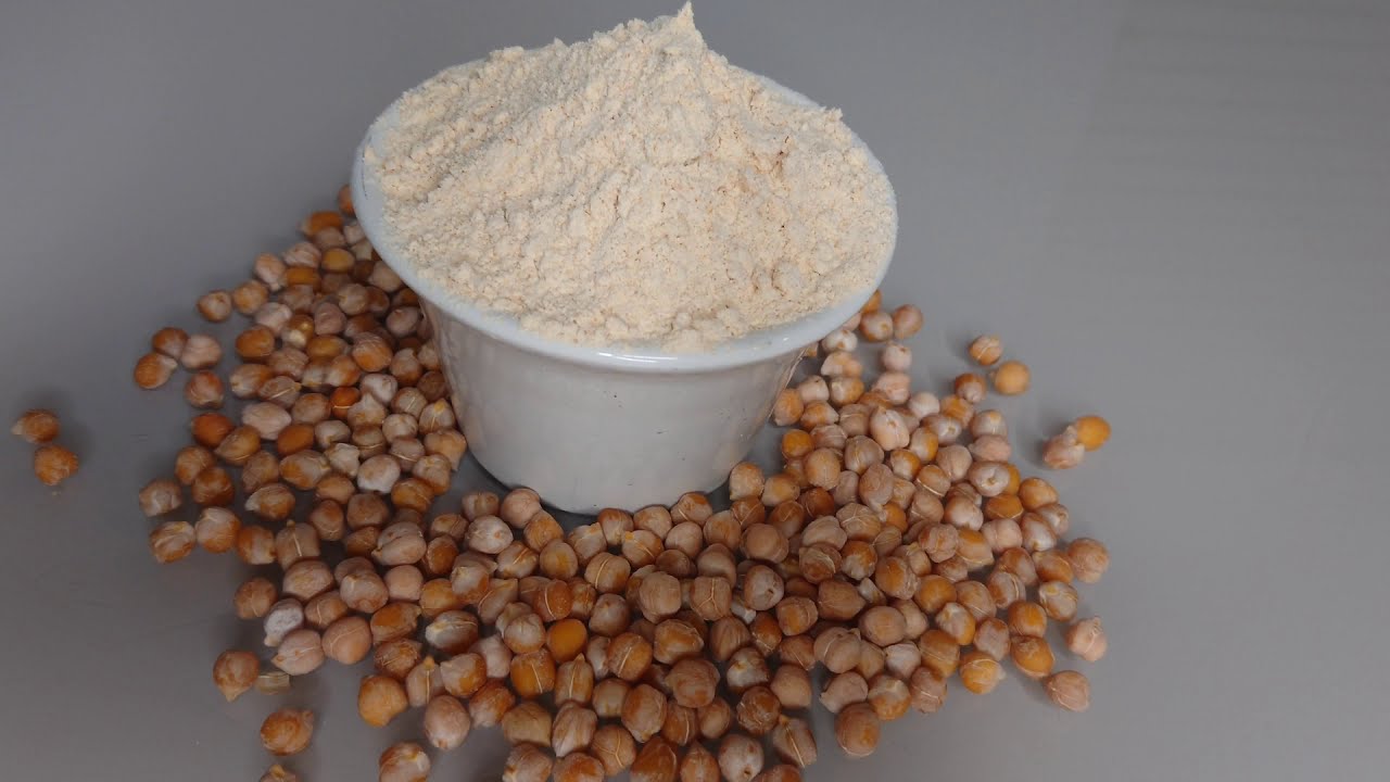 How To Make Chickpea/Besan Flour Homemade Dried CHICKPEA FLOUR