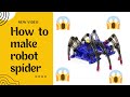 How to make diy electronic robot spider #project #diy #experiment #spider #dc #howto