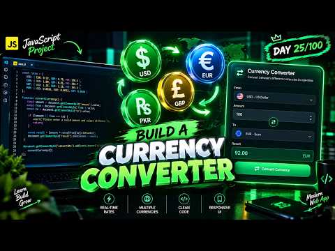 Build a Currency Converter App in JavaScript! 💵💻