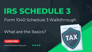 Irs Form 1040 Schedule 3 - Intro To The Different Fields