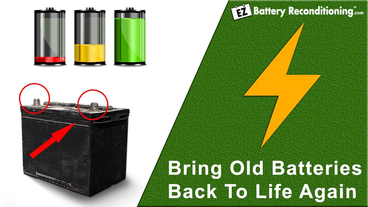 Ez Battery Reconditioning (🔋) - How To Bring Old Battery Back To Life ...