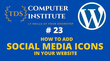 How to Add Social Media Icons in WordPress Step By Step Tutorial  Urdu/Hindi