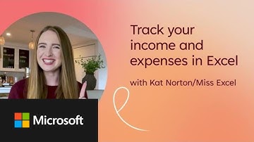 Microsoft Create: Tracking monthly expenses in Excel