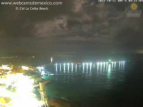 Cozumel ferry pier / muelle panoramic – Cozumel