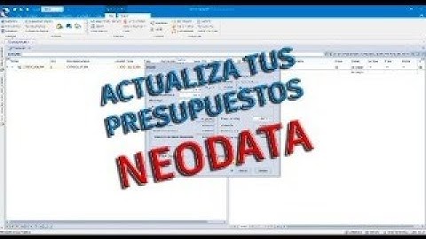 ACTUALIZACION DE COSTOS EN NEODATA