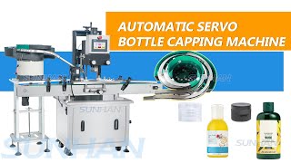 How To Use Automatic High Accuracy Servo Motor Bottle Capping Machine With Vibratory Bowl Sorter