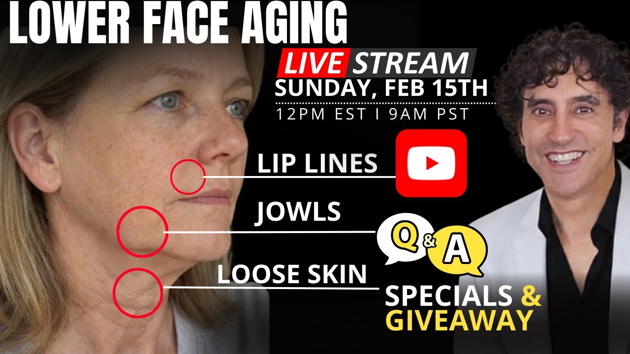 Lip Lines, Jowls and Sag- Dr Rajani Goes Live With You-Q and A-Giveaway