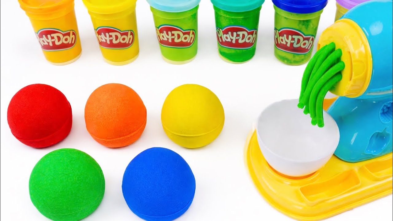 So Satisfying Playdough Pasta Machine ASMR 🍝 No Talking