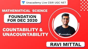 Foundation Dec 2020 | Countability & Unacountability  | Mathematical Science | CSIR UGC NET 2020