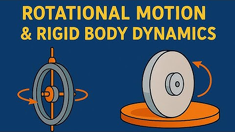 🌀 Rotational Motion & Rigid Body Dynamics | IIT JEE Main & Advanced ⚙️