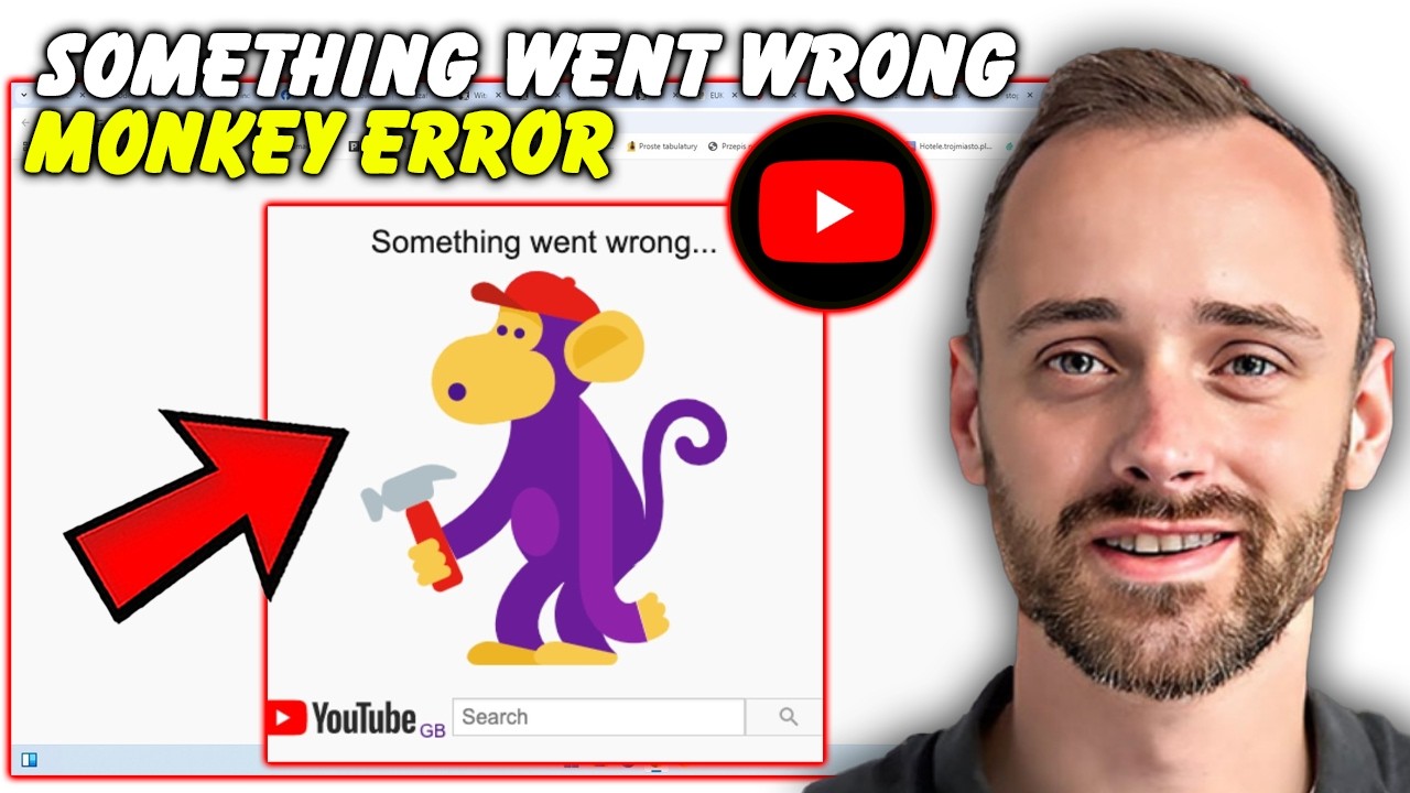YouTube не работает? Исправьте ошибку "Что-то пошло не так" (Monkey Error)