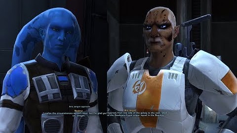 SWTOR: Aric Jorgan Conversations - Part 1 | Trooper | ♂️ Male Twi