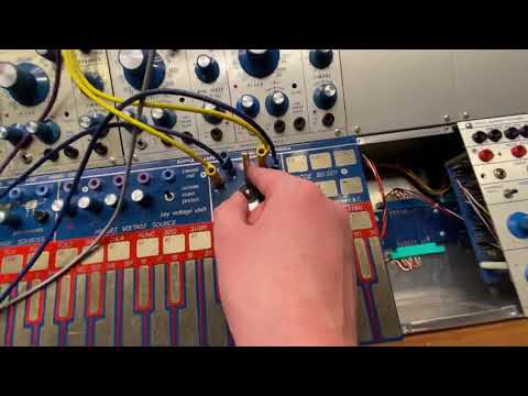 EMS Buchla 200 System: Day 3 221 Joystick Exploration