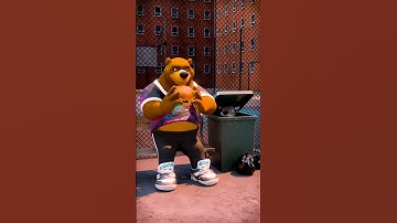 POV: You Mess with the Wrong Bear 😂🐺 #Shorts #Animation #FunnyAnimation