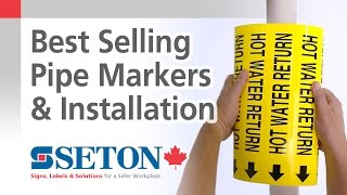Celebrity Seton's Most Popular Pipe Markers & Installation Instructions | Seton Canada Profile