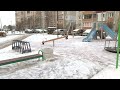 Во дворе на проезде Моторостроителей в Дзержинском районе Ярославля появился детский городок