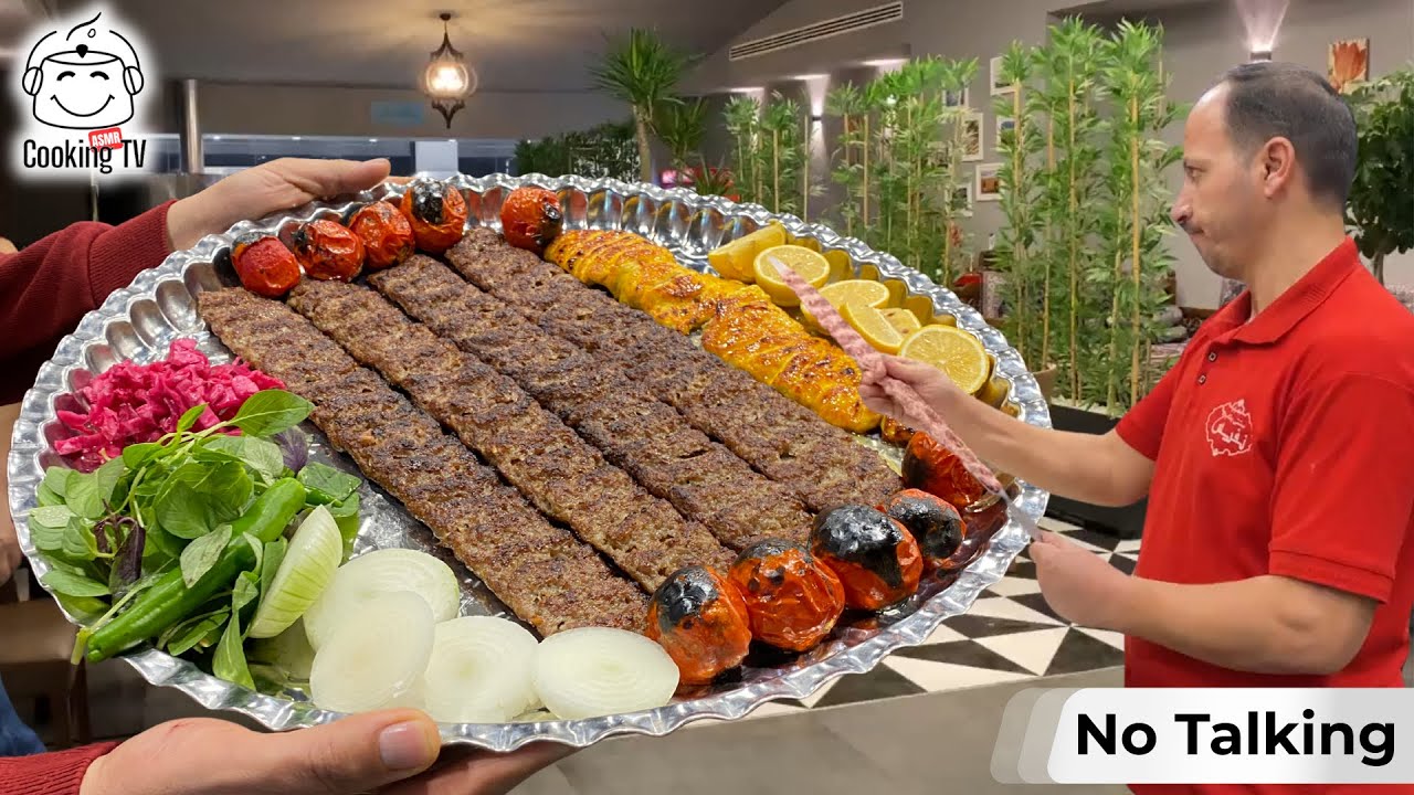 Traditional Persian Bonab Kebab – No Talking ASMR 🍢🔥 - YouTube