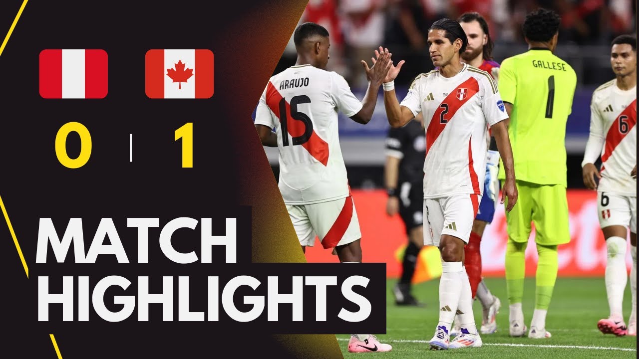 Peru vs Canada 0-1 Extended Highlights | Copa America 2024 |