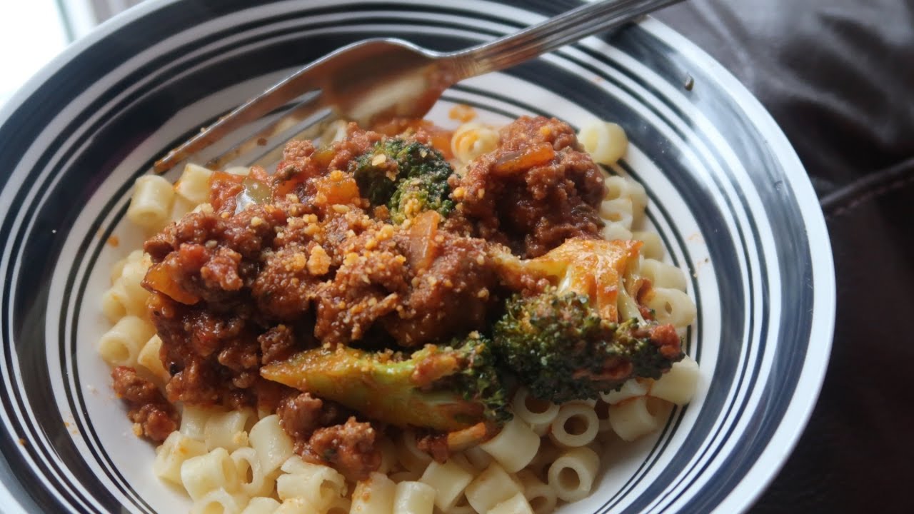What I Ate Today Simple Yet Delicious Beef Broccoli Pasta Sauce YouTube