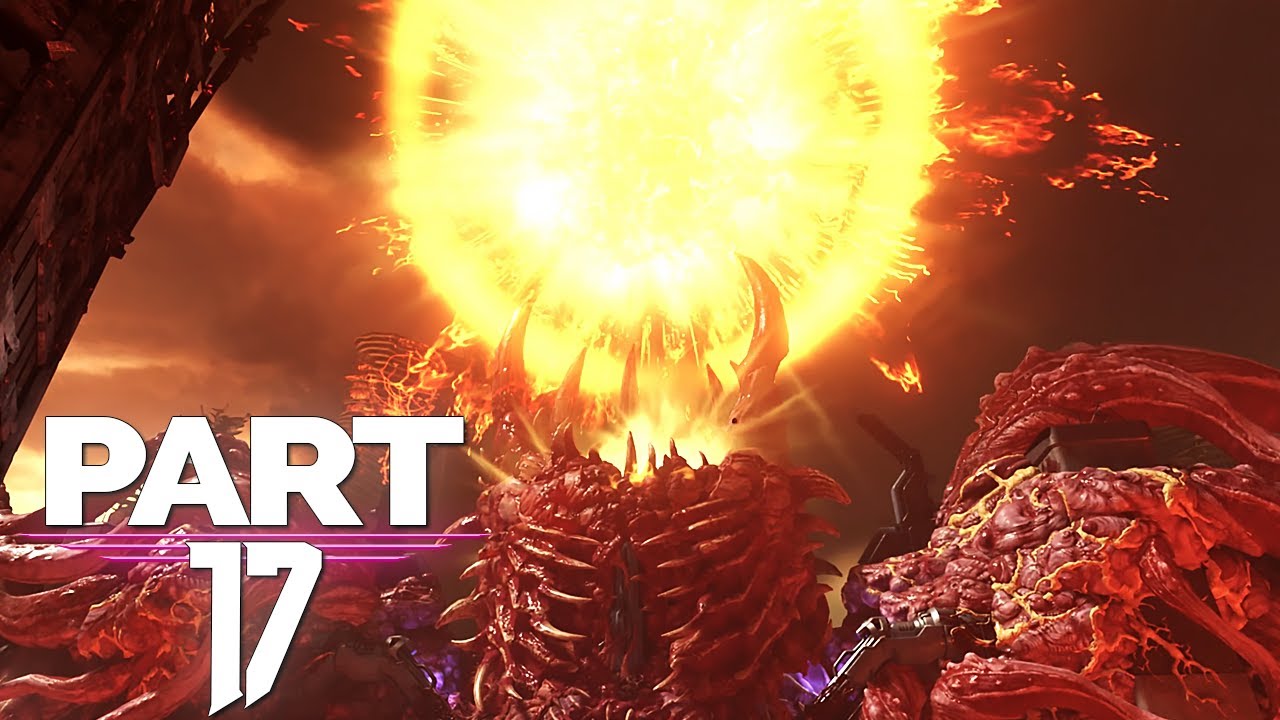 DOOM ETERNAL Walkthrough Gameplay Part 17 - Super Nest Destroyed