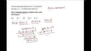 10.Sınıf Matematik Fl-3.Fas.-Pekiştirme Testi-7