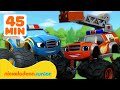 Blaze et les Monster Machines | Blaze se transforme en pompier et plus encore ! | Nickelodeon Jr.