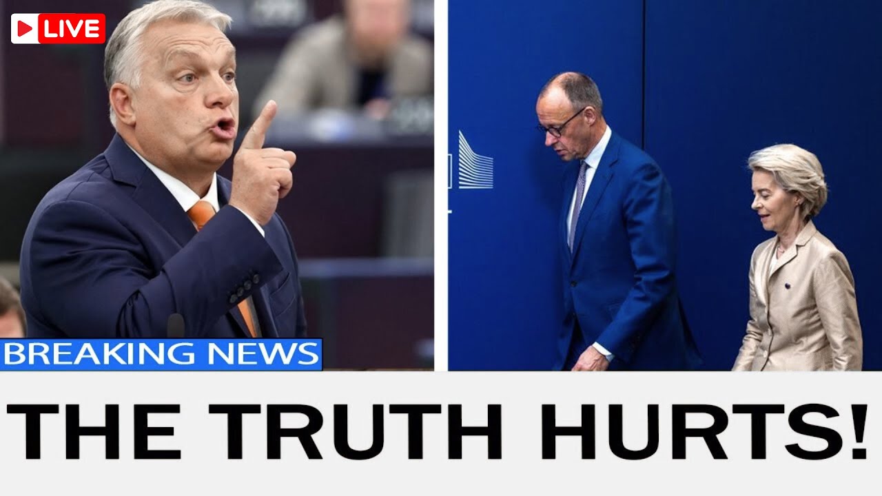 Von der Leyen and Merz flee parliament after Orbán's speech!