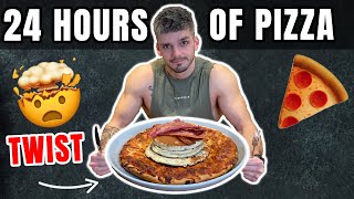 I ONLY ATE PIZZA FOR 24 HOURS | Food Challenge