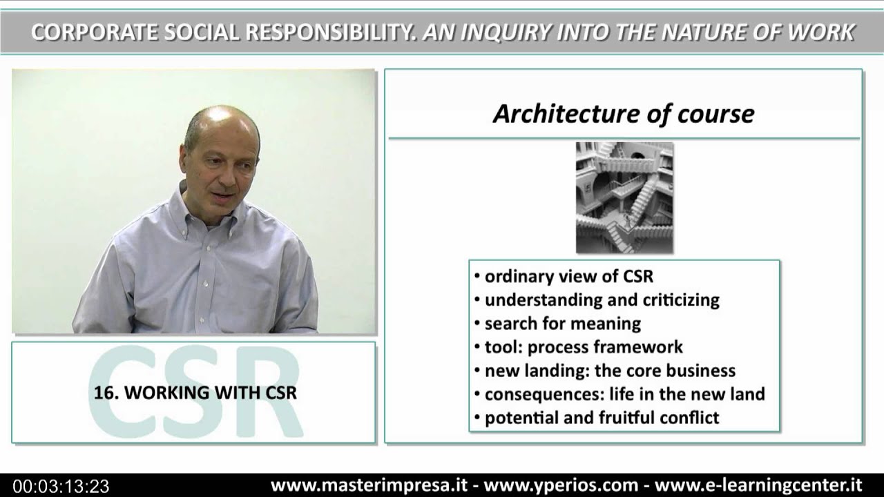 Video course on CSR: 16. WORKING WITH CSR