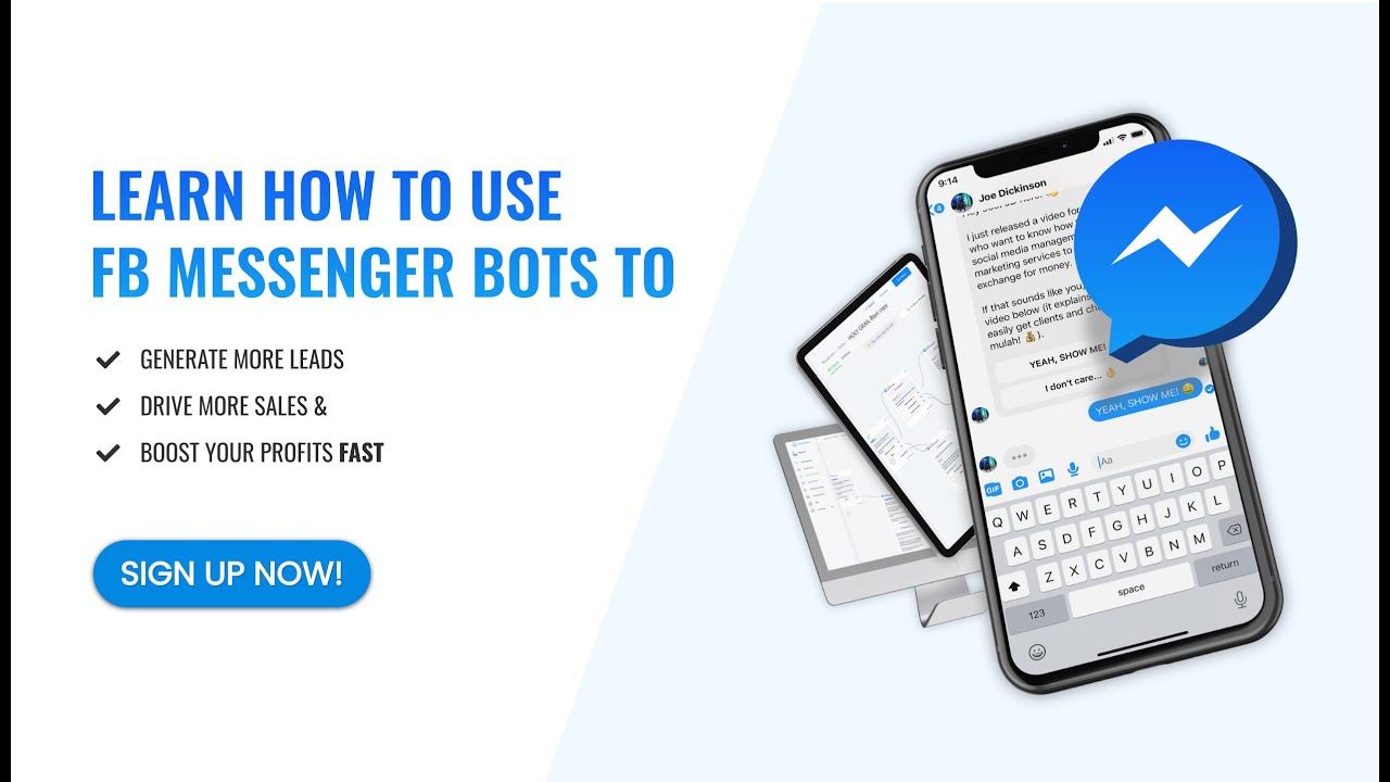 Facebook Messenger Bot Training Course | www.TheBotBootcamp.com - YouTube