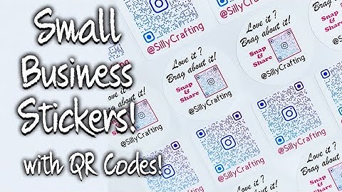 DIY:How to Make QR Code Stickers with Cricut ! Easy