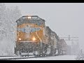 Union Pacific Trains Battle Donner Pass Snow