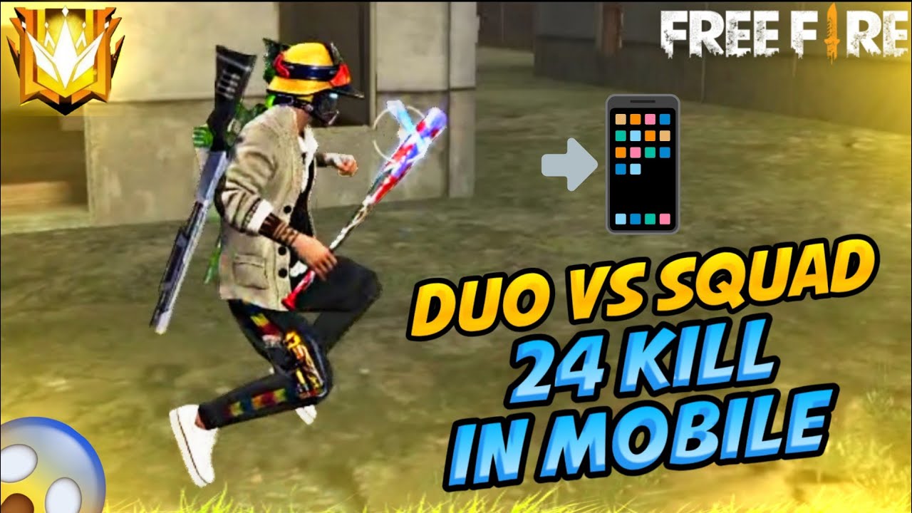 24 Kills 😵 Place Was Change But Result Is Not Duo vs Squad Gameplay In 📲 Garena Free Fire Highlights
