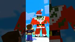 Help Steve VS Mutant Zombie Santa to Save Christmas