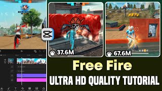 Free Fire 4K Ultra HD Quality Tutorial | Capcut Free Fire Quality Edit screenshot 3