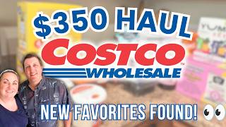 What’s New at Costco? 🛒 $350 Grocery Haul + We Taste Test New Finds!