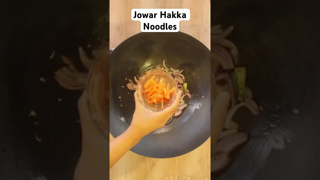 Jowar Hakka Noodles 🍝#glutenfree #milletsrecipe #jowarnoodles #jowarrecipe #sorghum #noodles dles