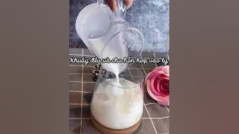 Cafe cốt dừa ngon nhất mình từng pha #coconutmilk