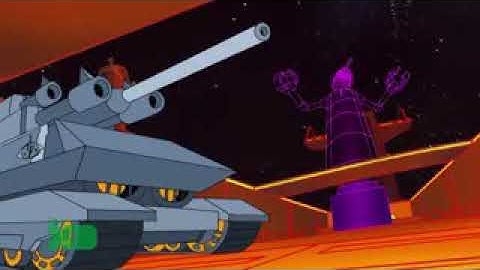 Super Robot Monkey Team Hyperforce Go Galactic Smash Game Over Final Scene