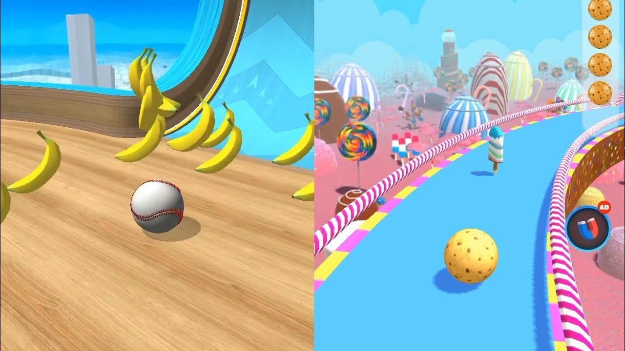 Going Balls vs Candy Ball Gameplay Walkthrough | Android iOS Gameplay