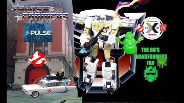 Transformers Ghostbusters Ectotron Ecto 1 with Slimmer Toy Review