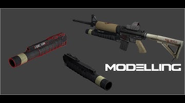 M203 {Speed model in Blender 3D}